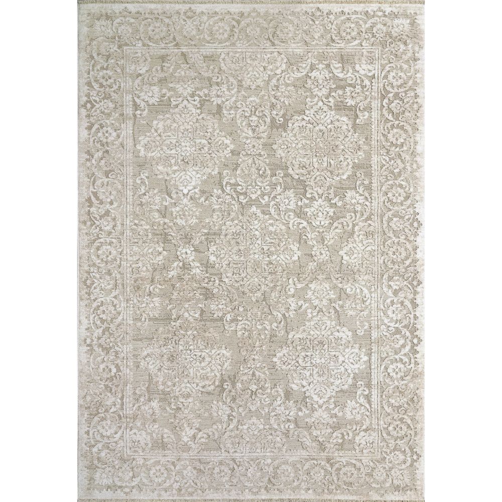 Dynamic Rugs 3881-819 Bailey 2.2 Ft. X 7.7 Ft. Finished Runner Rug in Beige/Ivory/Grey